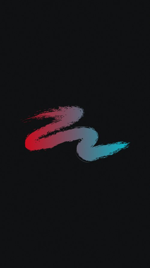Minimal Gradient Brush Stroke - minimal Wallpaper
