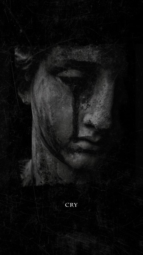 Crying Stone Statue Portrait - Related Ghetto Wallpapers wallpaper