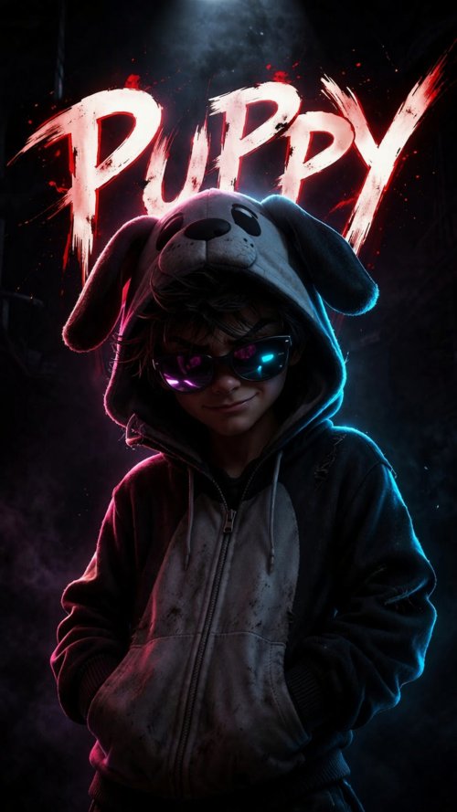Cool Puppy Hoodie Boy - puppy Wallpaper