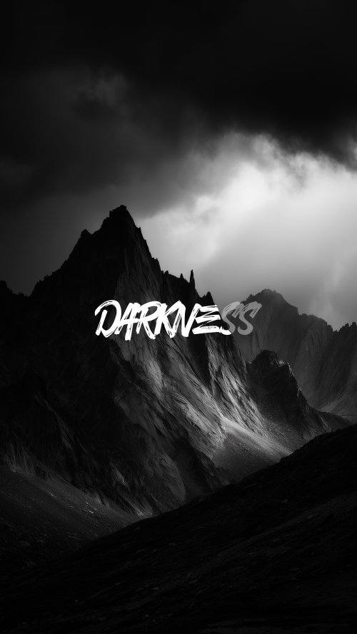 Darkness Mountain Peak Wallpaper - Related Ghetto Wallpapers wallpaper