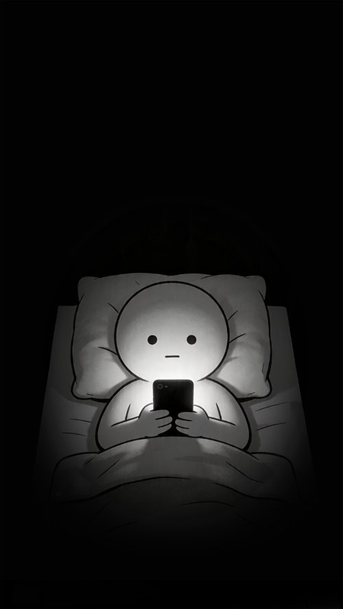Late Night Phone Scrolling - Related Ghetto Wallpapers wallpaper