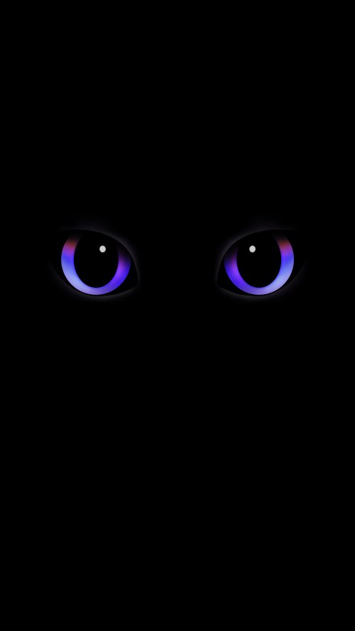 Glowing Purple Cat Eyes - Related Ghetto Wallpapers wallpaper