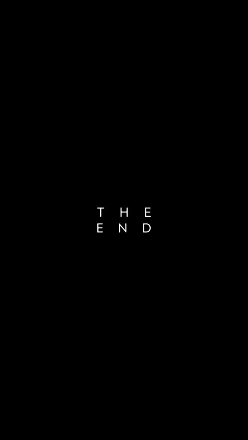 Minimal The End Wallpaper - Related StockWalls wallpaper