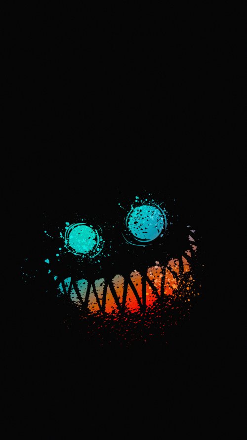 Neon Splatter Grin Wallpaper - Related Ghetto Wallpapers wallpaper