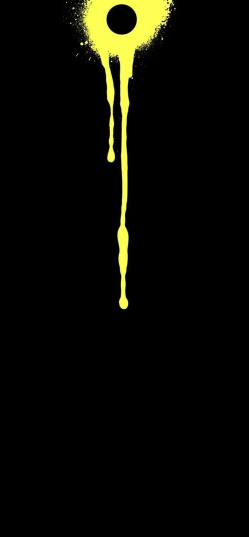 Yellow Paint Drip Wallpaper - Related Darkify wallpaper