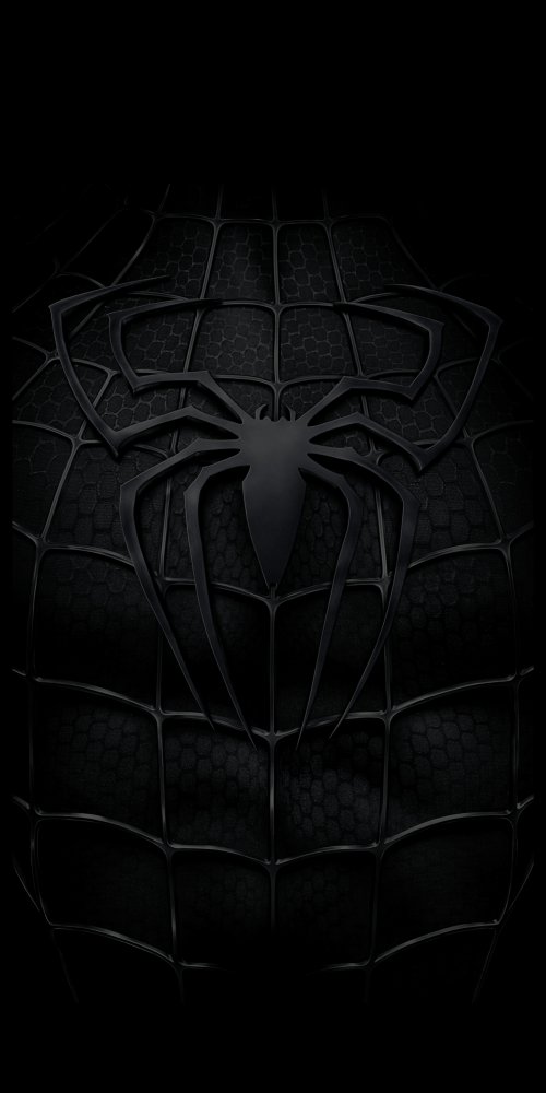 Black Suit Spider-Man Emblem - Related Ghetto Wallpapers wallpaper