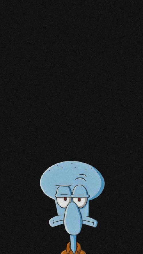 Grumpy Squidward Minimal Wallpaper - Related Ghetto Wallpapers wallpaper