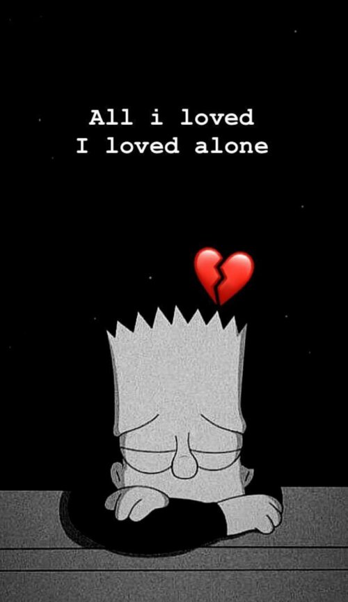 Sad Bart Simpson Wallpaper - simpsons Wallpaper