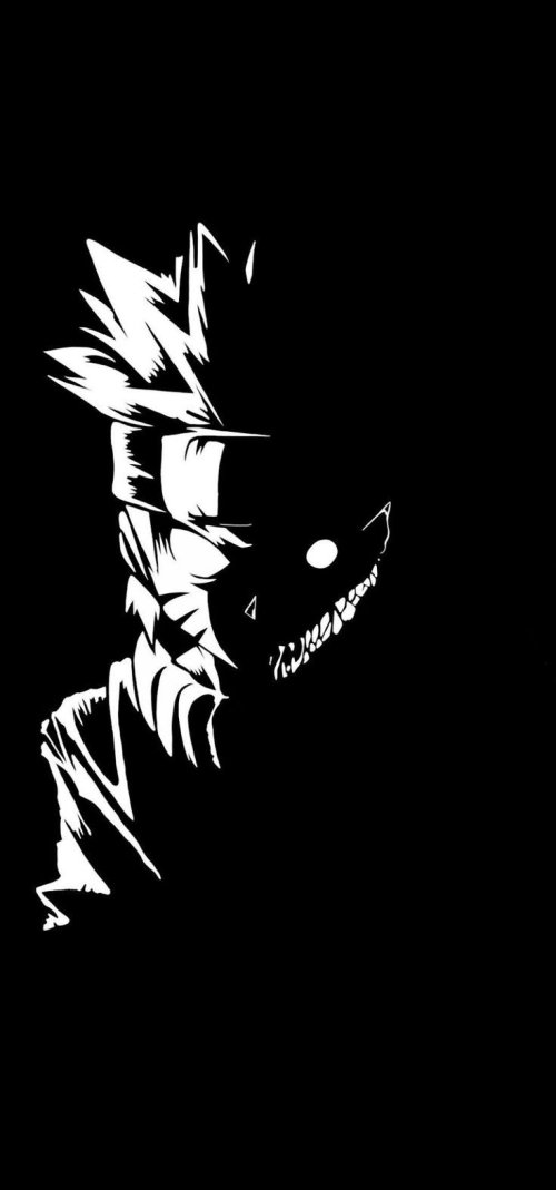 Naruto Silhouette Minimal Art - Related Ghetto Wallpapers wallpaper