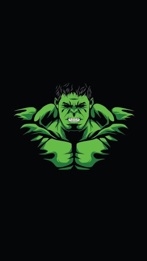 Angry Green Hulk Illustration - Related Darkify wallpaper