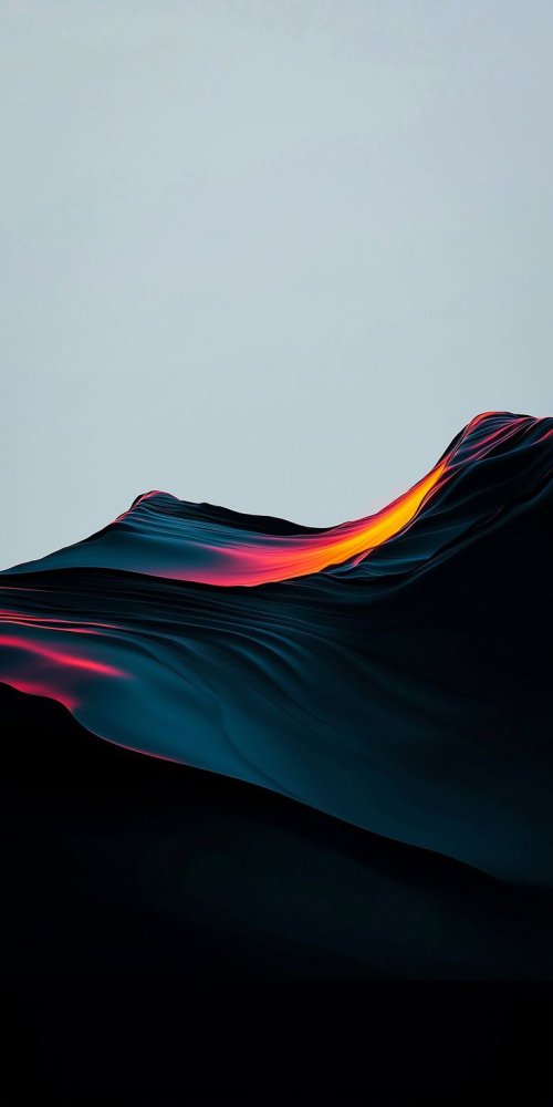 Abstract Glowing Liquid Waves - abstract Wallpaper