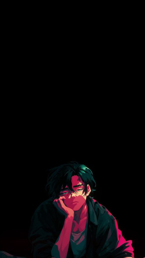 Sad Anime Boy Portrait - Related Ghetto Wallpapers wallpaper