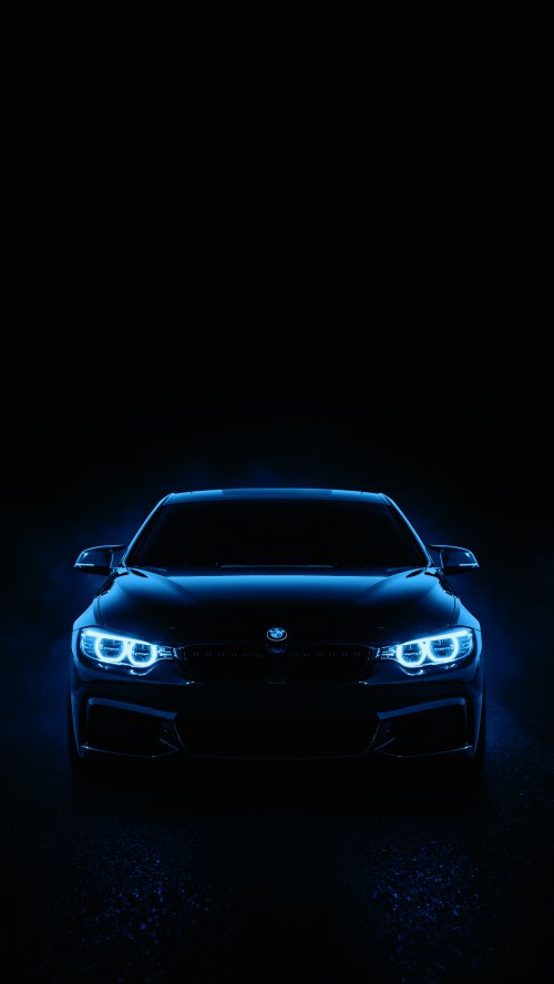 Glowing Blue BMW - Related Ghetto Wallpapers wallpaper