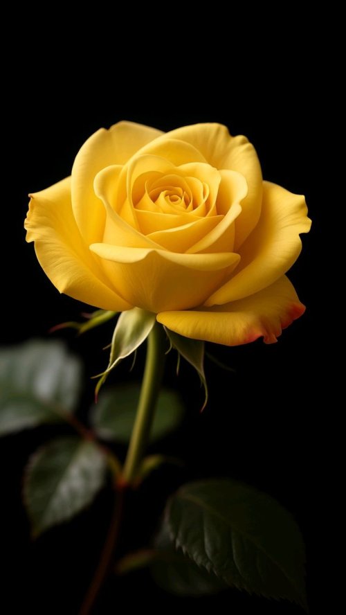 Elegant Single Yellow Rose - Related Ghetto Wallpapers wallpaper