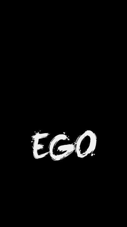 Minimalist Ego Typography Wallpaper - Related StockWalls wallpaper