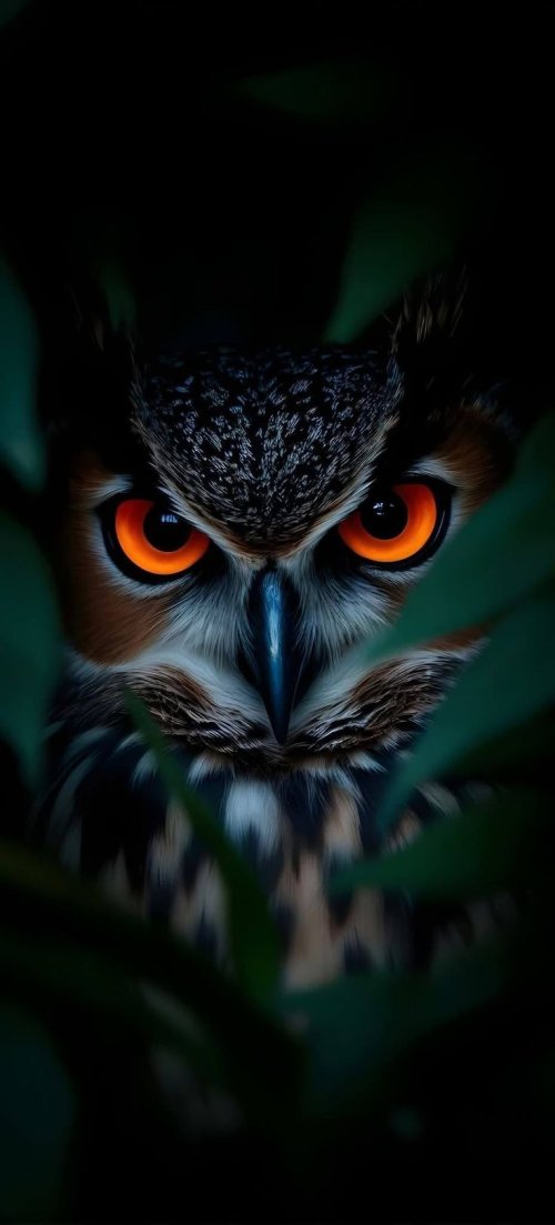 Glowing Eyes Forest Owl - Related Ghetto Wallpapers wallpaper
