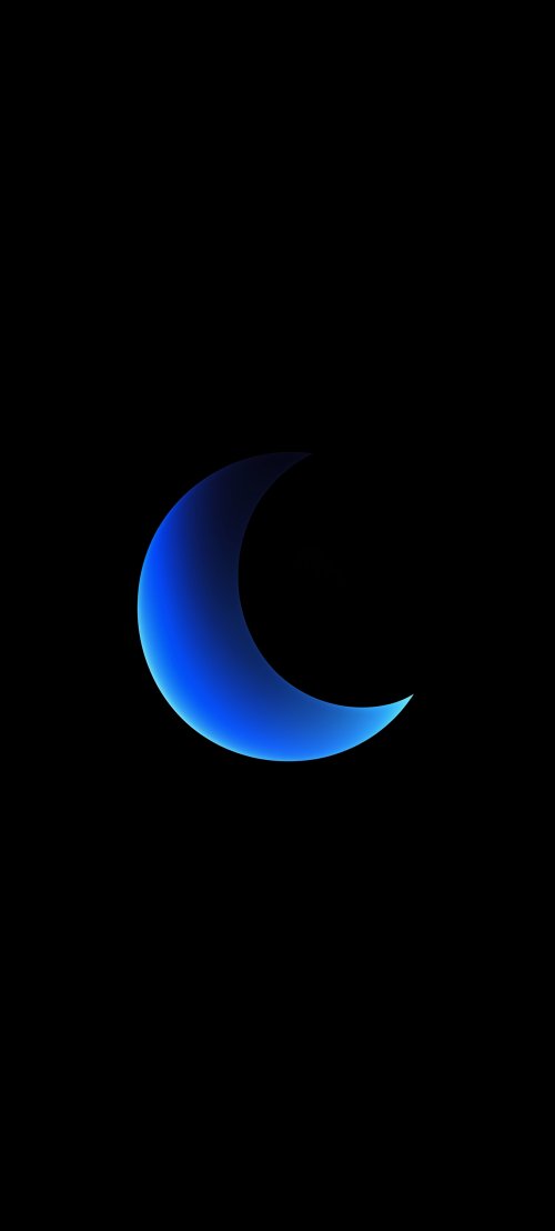 Blue Crescent Moon - Related Ghetto Wallpapers wallpaper