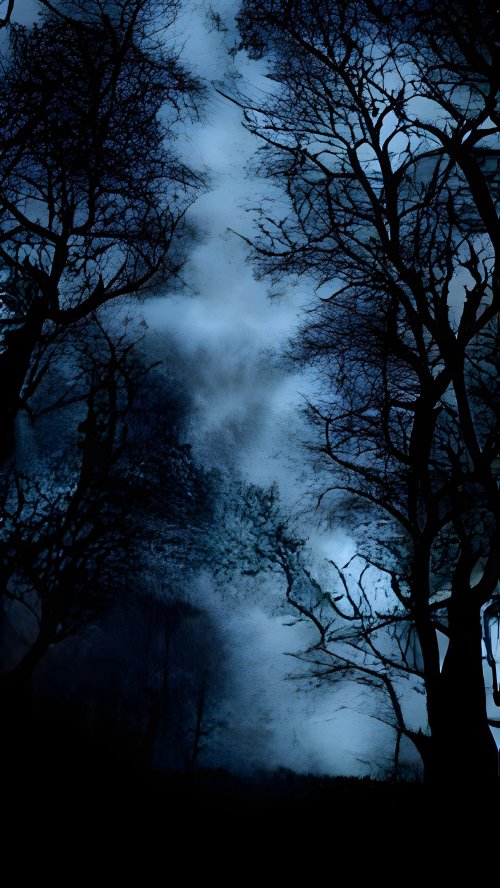 Dark Forest Silhouette - Related Ghetto Wallpapers wallpaper