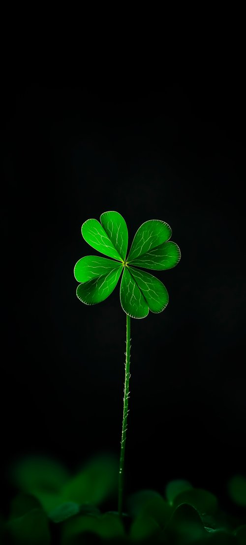 Green Four Leaf Clover - plant Wallpaper