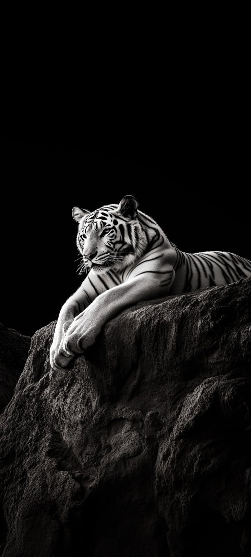 Majestic White Tiger - Related Darkify wallpaper