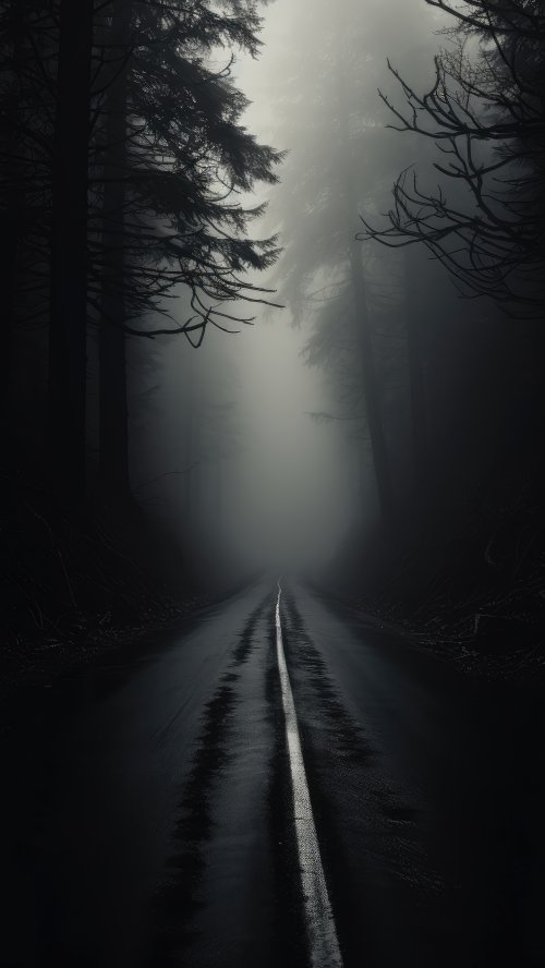 Misty Forest Road - Related Ghetto Wallpapers wallpaper