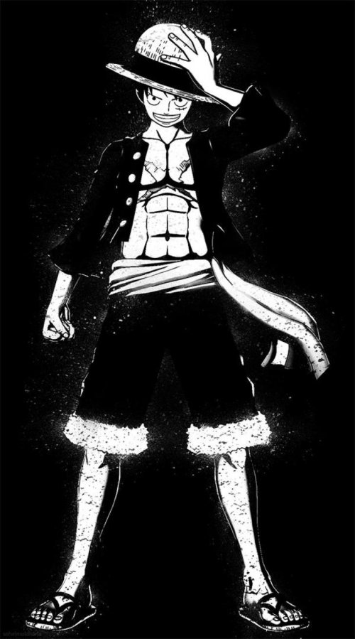 Monkey D. Luffy Silhouette - one piece Wallpaper