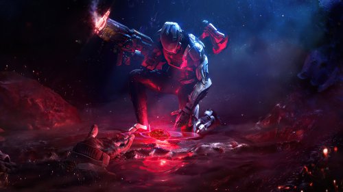 Futuristic Sci-Fi Soldier