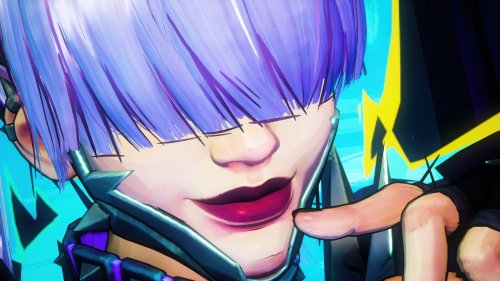 Cyberpunk Girl Close-Up