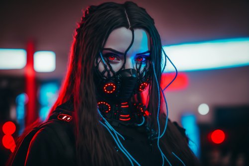 Cyberpunk_Woman_Red_Eyes