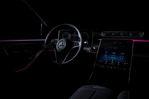 Mercedes Interior Night Lights - Related Dark Wallpapers wallpaper