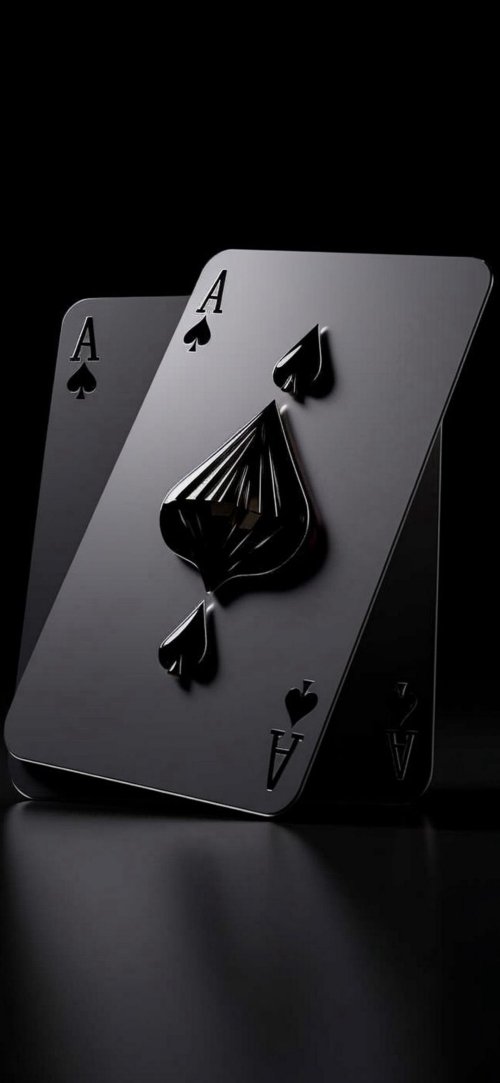 BlackAceofSpadesWallpaper