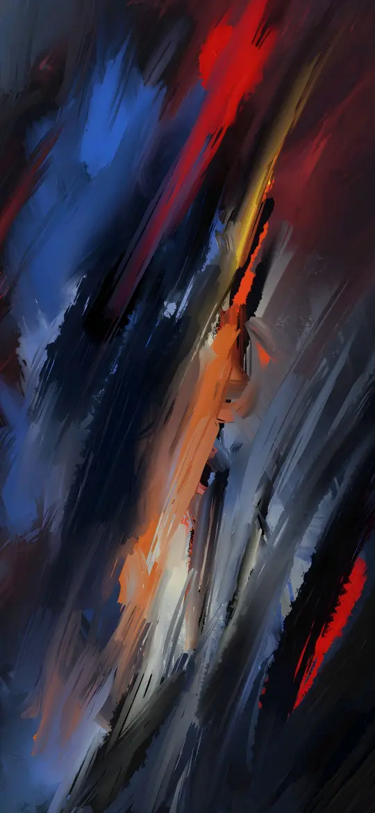 Abstract Color Strokes