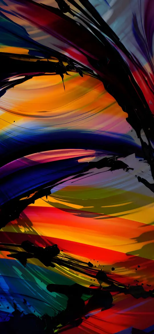 Abstract Color Swirls