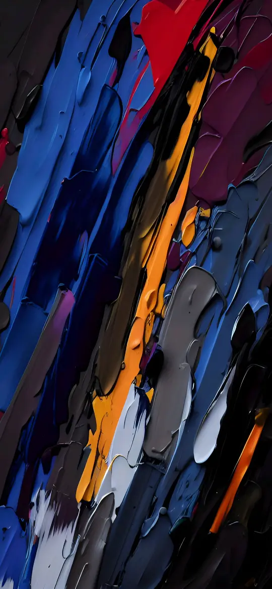 Abstract Paint Strokes