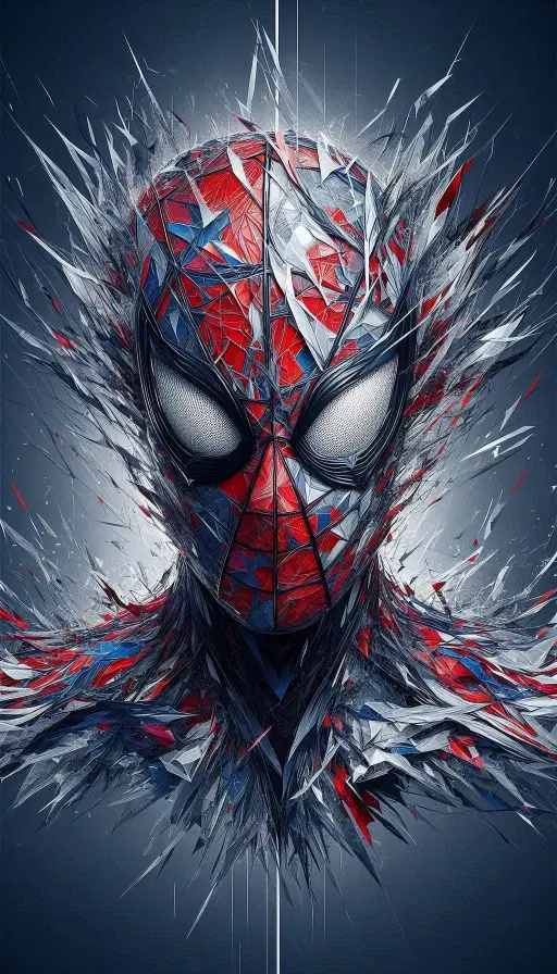 Abstract Spider-Man Shattered - Related 4K Wallpapers wallpaper