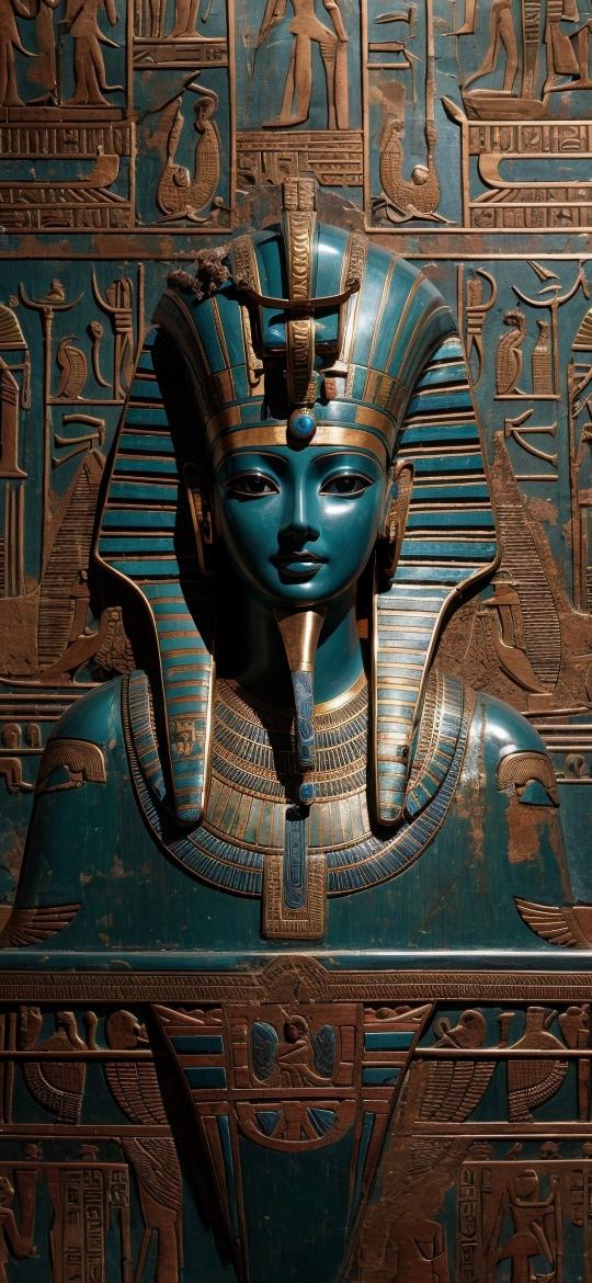 Ancient Egyptian Pharaoh Statue