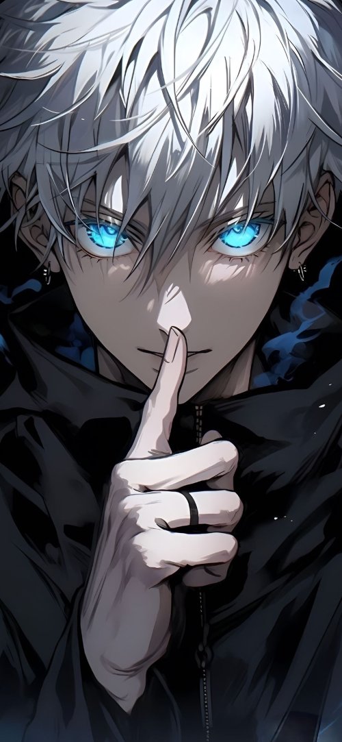 Anime Character Shushing - dope Wallpaper