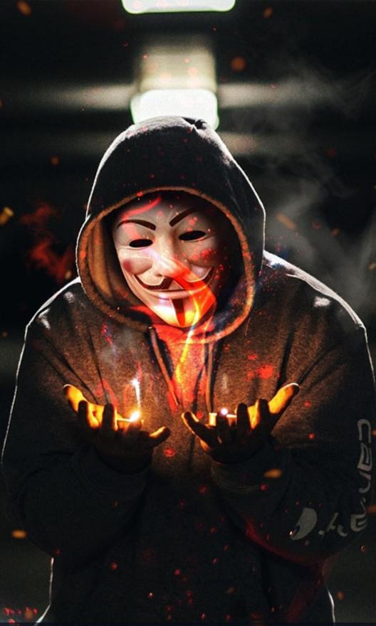Anonymous Fire Magic - Related Dope Wallpapers wallpaper