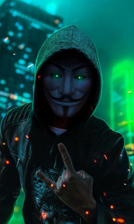 Anonymous Hacker Cityscape - Related Dope Wallpapers wallpaper