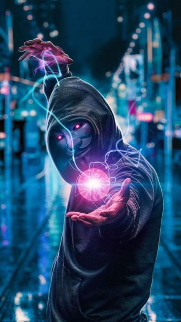 Anonymous Hacker Energy Ball