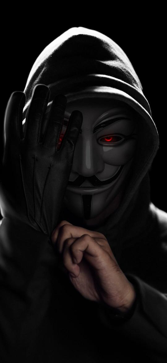 Anonymous Masked Figure - Related Dark Wallpapers wallpaper