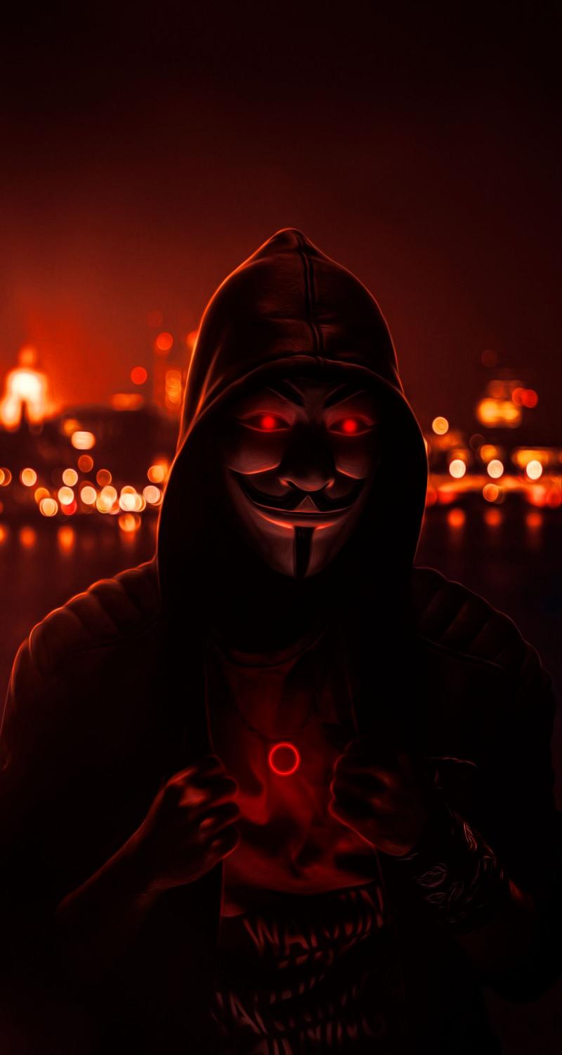 Anonymous Red Glow - Related Ghetto Wallpapers wallpaper