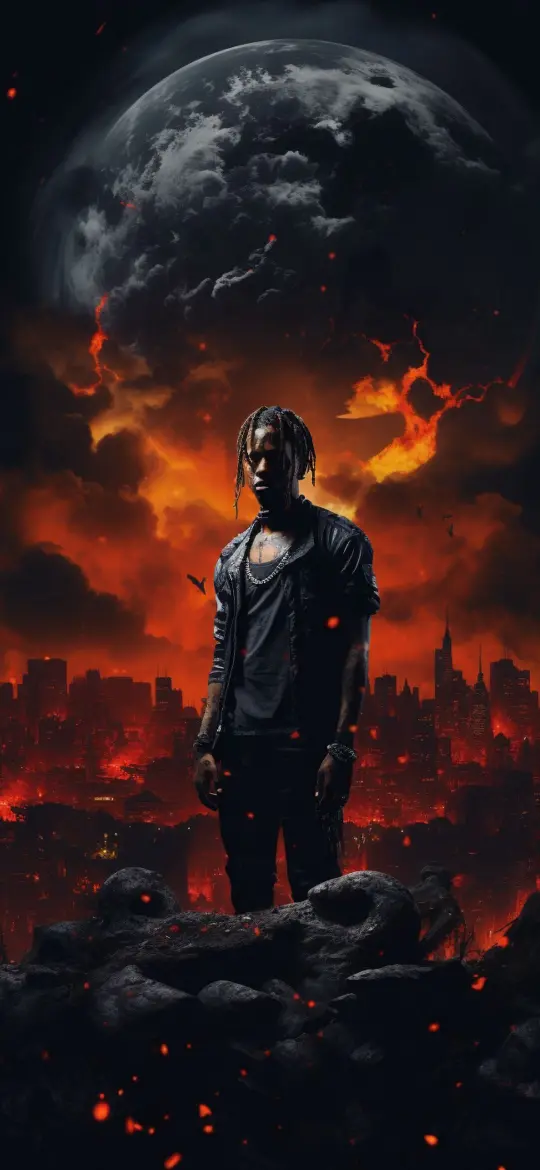 Apocalyptic Cityscape Portrait - Related Ghetto Wallpapers wallpaper
