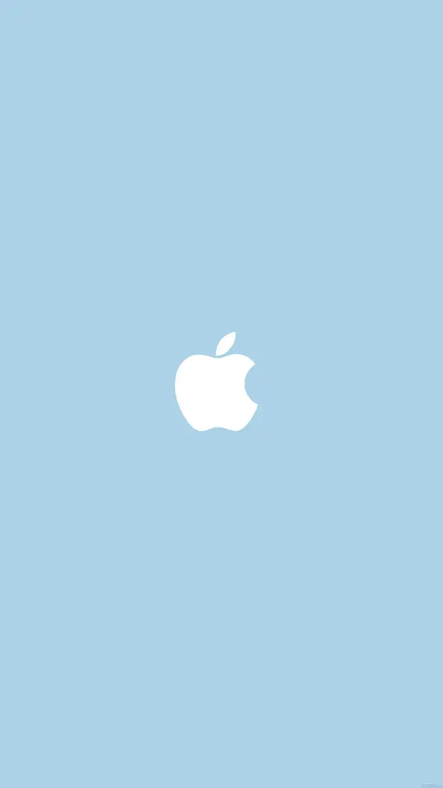 Apple Logo Blue