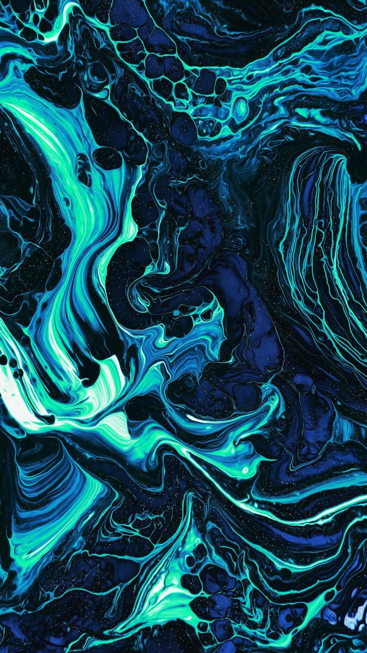 Aqua Nebula Flow