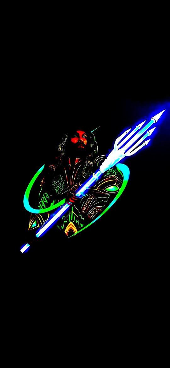 Aquaman Neon Trident