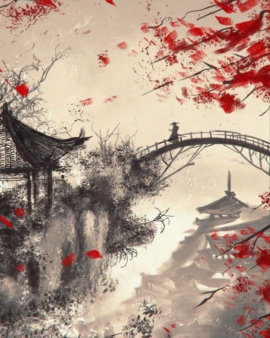 Asian Bridge Landscape - Related 4K Wallpapers wallpaper