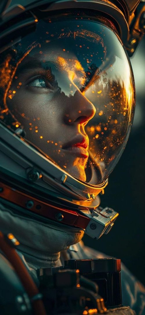 Astronaut Gaze - Related Anime Wallpapers wallpaper