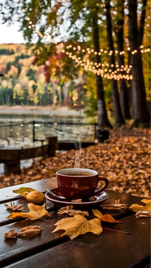 Autumn Coffee Break - Autumn Wallpaper