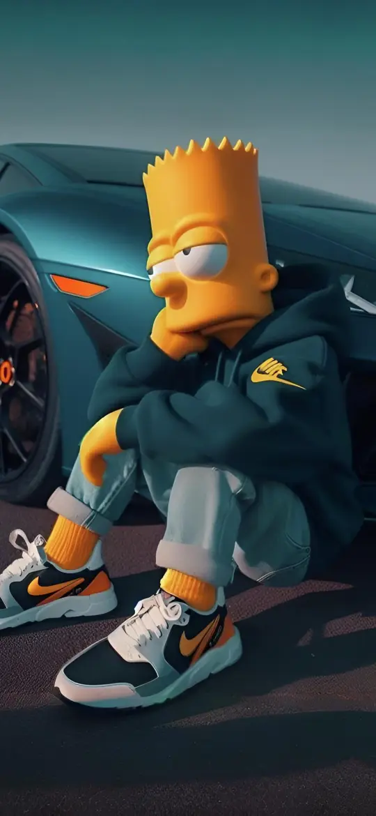Bart's Luxury Ride - Related Dope Wallpapers wallpaper